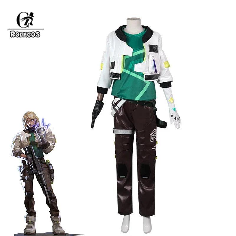 Game Valorant Norwegian Operative Deadlock Cosplay Costume Women Combat Uniform Halloween Party Outfit