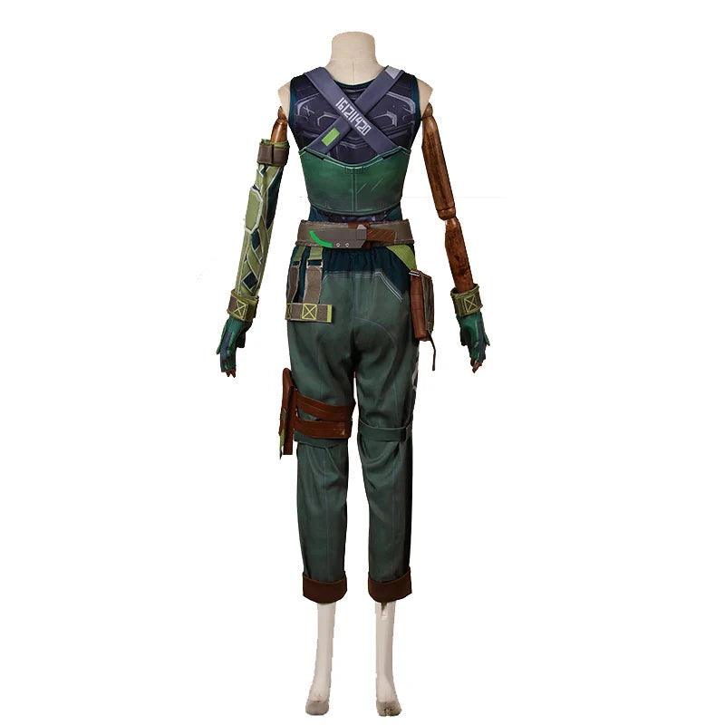 Game Valorant Skye Cosplay Costume Trailblazer Skye Agent Women Punk Uniform Halloween Party Outfit