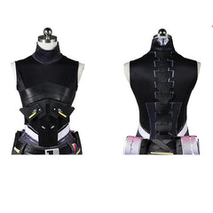 Game Valorant Vyse Cosplay Costume Sentinel Vyse Agent Rose Women Punk Uniform Halloween Party Outfit