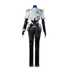 Game Valorant Vyse Cosplay Costume Sentinel Vyse Agent Rose Women Punk Uniform Halloween Party Outfit