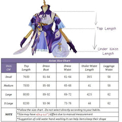 Genshin Impact Keqing Cosplay Costume Game Genshin Impact Cosplay Women Purple Costume Halloween Dress