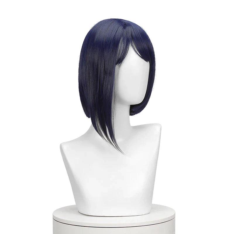 Genshin Impact Kujou Sara Cosplay Wig 35cm Short Straight Wig Heat Resistant Synthetic Hair