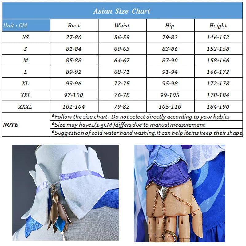 Genshin Impact Nilou Cosplay Costume Breeze of Sabaa Nilou Halloween Party Outfit Women Dress Full Set New Skin