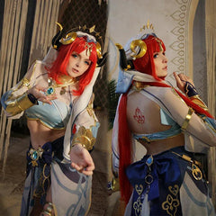 Genshin Impact Nilou Cosplay Costume Sexy Women Costume Nilou Halloween Party Outfit High Quality Dress Full Set