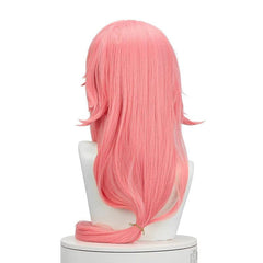 Genshin Impact Yae Guuji Cosplay Wig 80cm Long Pink Straight Wig Yae Miko Wig Heat Resistant Synthetic Hair