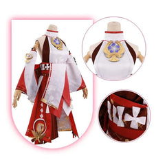 Genshin Impact Yae Miko Cosplay Costume Yae Guuji Cosplay Costume Women Dress Outfits Halloween Full Set with Headwear