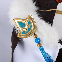 Honkai Star Rail Foxian Baiheng Cosplay Costume High-Cloud Quintet Member Baiheng Women Halloween Carnival Party Dress