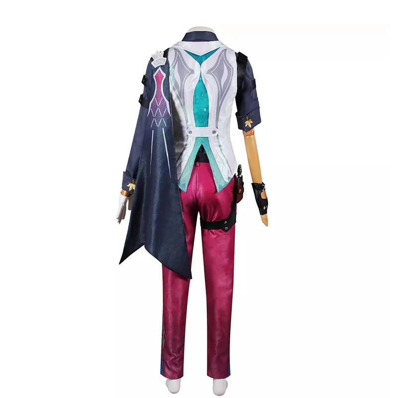 Honkai Star Rail Gallagher Cosplay Costume Security Officer Gallagher Men Halloween Party Outfit with Wine Bottle