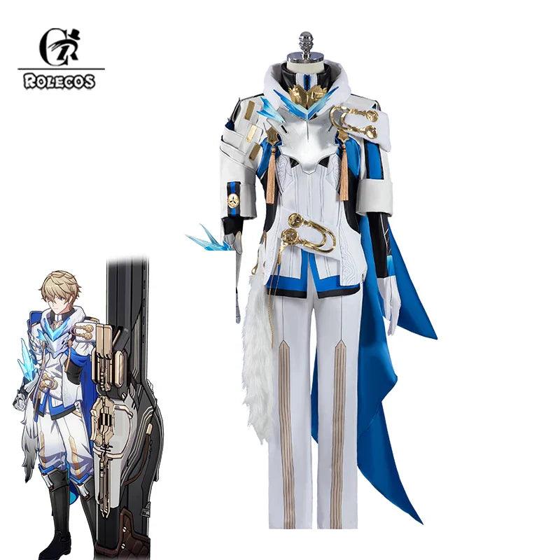 Honkai Star Rail Gepard Cosplay Costume Silvermane Guards Gepard Landau Men Halloween Cosplay Male Suit