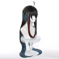 Honkai Star Rail Imbibitor Lunae DanHeng Cosplay Wig 105cm Long Mixed Color Wigs Heat Resistant Perucas Synthetic Hair