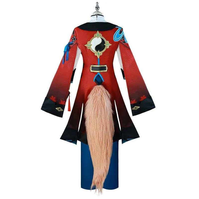 Honkai Star Rail Jiaoqiu Cosplay Costume Foxian Healer Jiaoqiu Men Suit Halloween Carnival Party Uniform with Tail