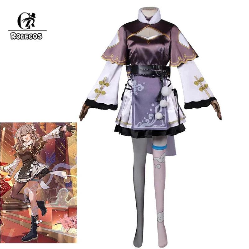 Honkai Star Rail Trailblazer Female Protagonist Cosplay Costume 2024 Spring Festival Gala Dress Halloween Party Uniform