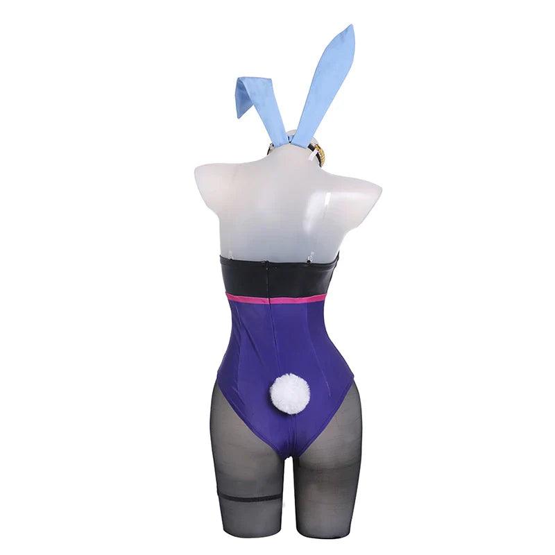 Kamisato Ayaka Bunny Girl Costume New Original Genshin Impact Bunny Suit Sexy Women Jumpsuit Full Set