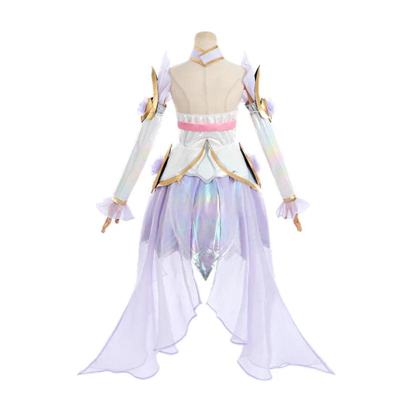 LOL Crystal Rose Seraphine Cosplay Costume Game LOL Seraphine Rose Design Outfit Halloween Women Suit New Skin