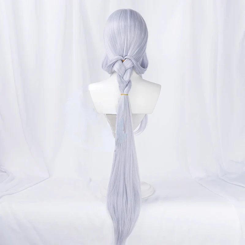 LOL Immortal Journey Soraka Cosplay Wig 100cm Women Long Cosplay Wigs Heat Resistant Synthetic Hair