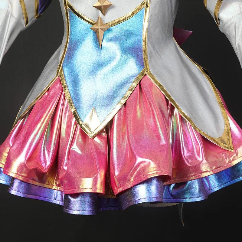 LOL Star Guardian Kaisa Cosplay Costume Game LOL Kaisa Cosplay Outfit Fullsets LOL Character Cos Costume with Headwear