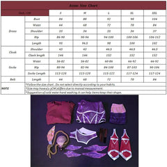 LOL The Rebel Xayah Cosplay Costume Game LOL Xayah New Champion Outfit Halloween Women Suit with Cloak