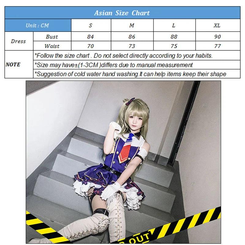 LoveLive! Kotori Minami Cosplay Costume Anime Love Live Lolita Minami Kotori Policewoman Costume Women Uniform Halloween