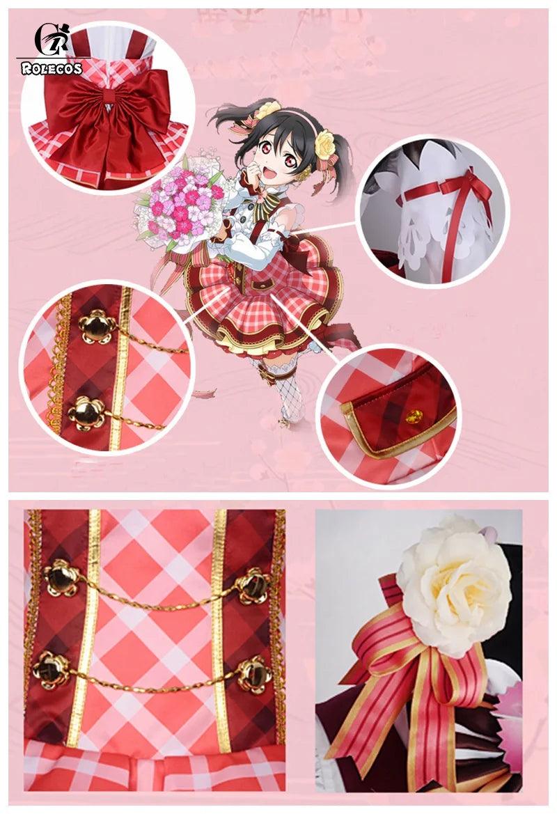 Lovelive Flower Bouquet Cosplay Costume Yazawa Nico Nozomi Tojo Eli Rin Cosplay love live Costume Sonoda Umi Kotori Maki