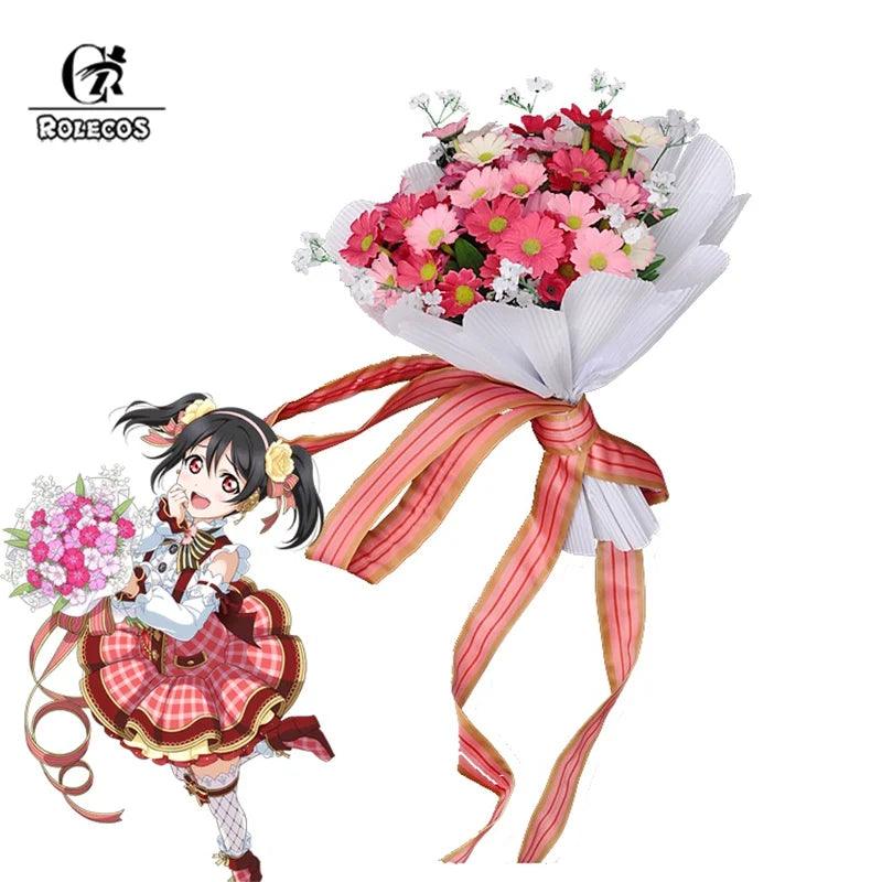 Lovelive Flower Bouquet Cosplay Flowers Yazawa Nico Nozomi Tojo Eli Rin Cosplay love live Bouquet Sonoda Umi Kotori Maki