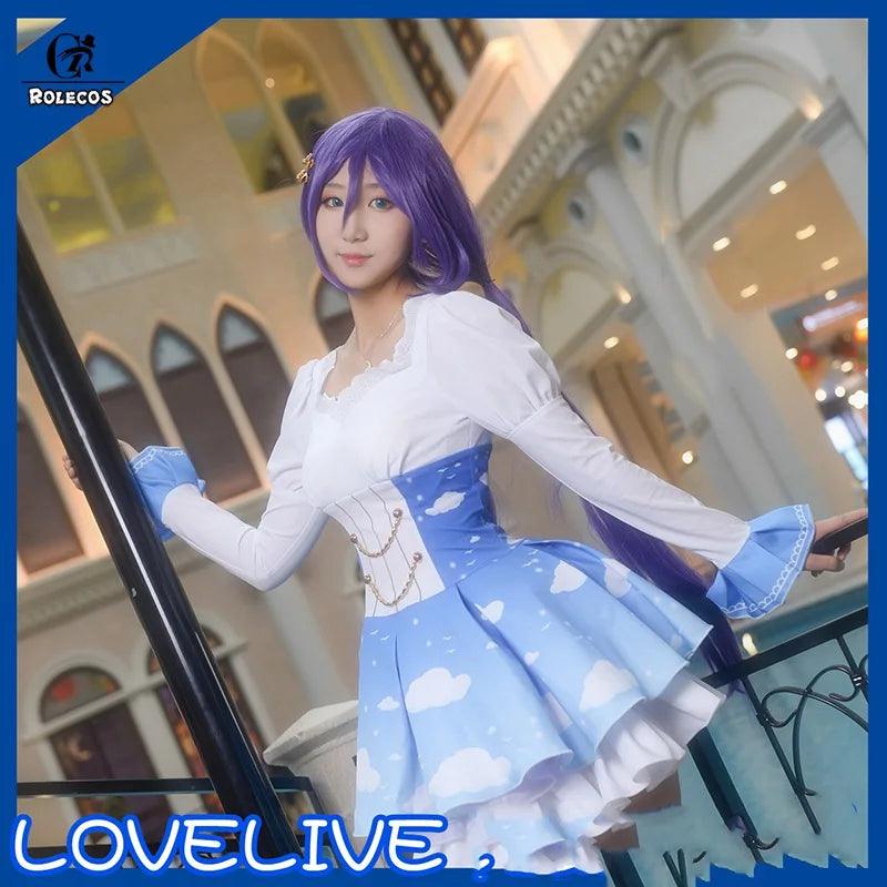 Lovelive Sky Cosplay Costume Maki Rin Nico Umi Cosplay  Love Live Eli Kotori Kotori Costume Hanayo Nozomi Lolita Dress