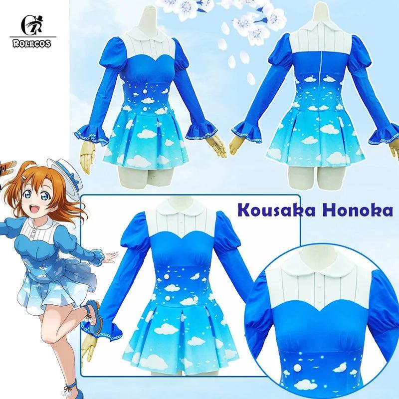 Lovelive Sky Cosplay Costume Maki Rin Nico Umi Cosplay  Love Live Eli Kotori Kotori Costume Hanayo Nozomi Lolita Dress