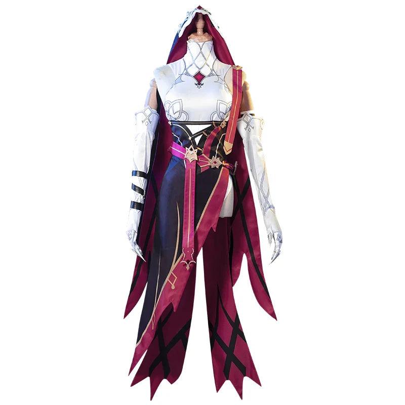 Rosaria Cosplay Costume Game Genshin Impact Rosaria Women Dress Sexy Role Halloween Uniform Carnival Party Outfit