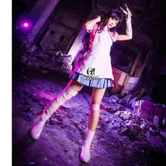 Super Danganronpa 2 Mikan Tsumiki Cosplay Shoes White School Sport Shoes Gymnastics Dance Show Shoes