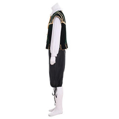 Renaissance Tudor Noble Court Doublet Costume - Medieval Jerkin Vest & Viking-Inspired Outfit for Men