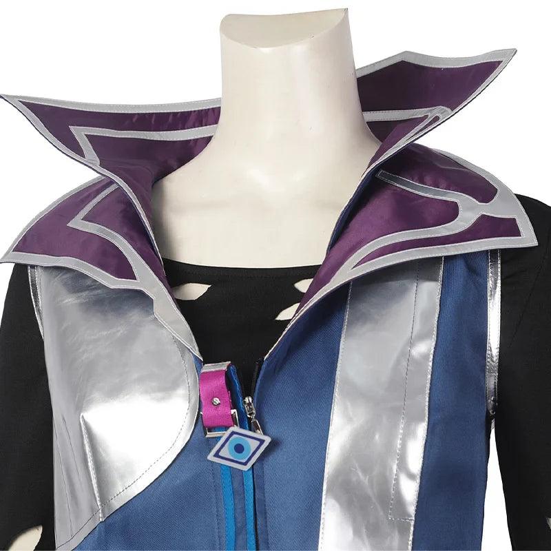 Valorant Fade Cosplay Costume | Top, Pants, Coat Set for Halloween & Party