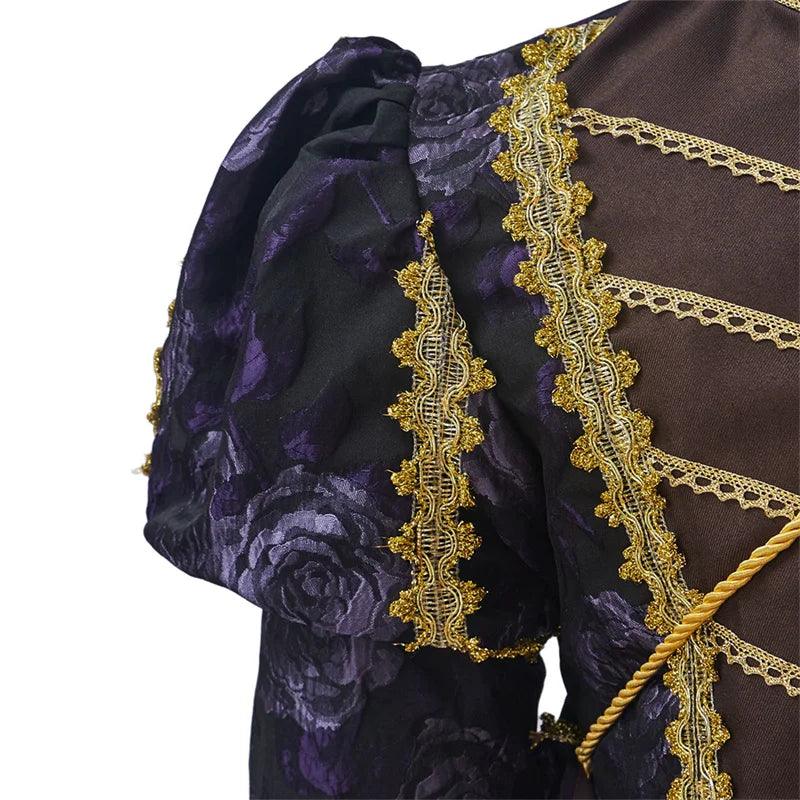 Tudor King & Nobleman Cosplay Costume - Medieval Renaissance Prince Outfit with Cloak | Coscosmos