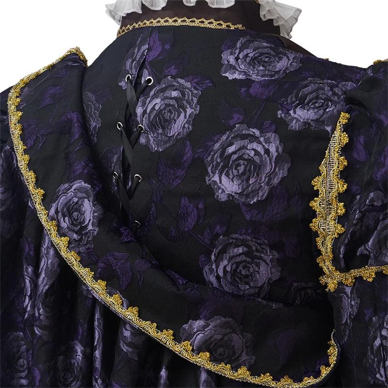 Tudor King & Nobleman Cosplay Costume - Medieval Renaissance Prince Outfit with Cloak | Coscosmos