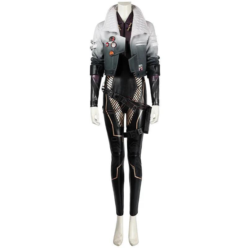 Song So Mi Cosplay Game Costume Women Punk Retro Battle Jumpsuit Jacket Uniform Suit Halloween Carnival Party Outfits