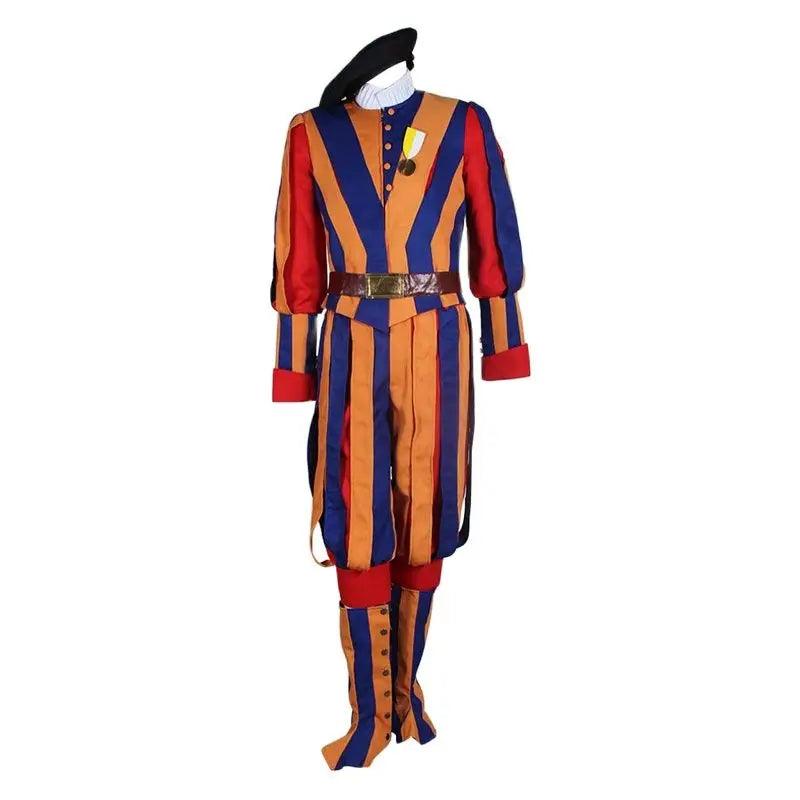 Papal Swiss Guard Costume - Custom-Made Medieval Soldiers Cosplay Suit | Coscosmos Carnival Series