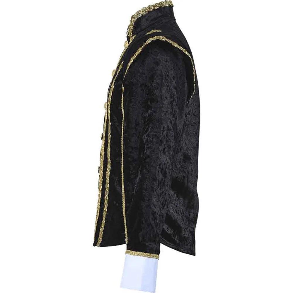 Men’s Tudor Jacket Cosplay Costume - Renaissance Elizabethan Uniform for Medieval Events