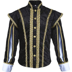 Men’s Tudor Jacket Cosplay Costume - Renaissance Elizabethan Uniform for Medieval Events