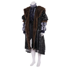 Tudor King Henry VIII Costume - Regal Medieval Men’s Suit for Cosplay, Reenactments & Halloween