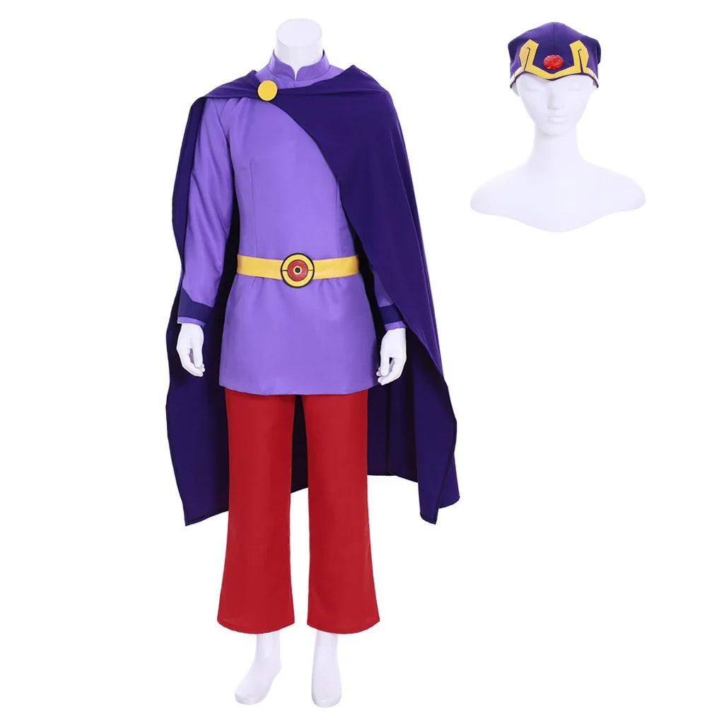 Vaati Cosplay Game Costume Men's Fancy Battle Uniform with Cape Halloween Carnival Party Streetwear Comic Con Show Outfits