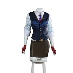 Valorant Chamber Cosplay Costume Women Sexy  Top Skirts Halloween Carnival Suit