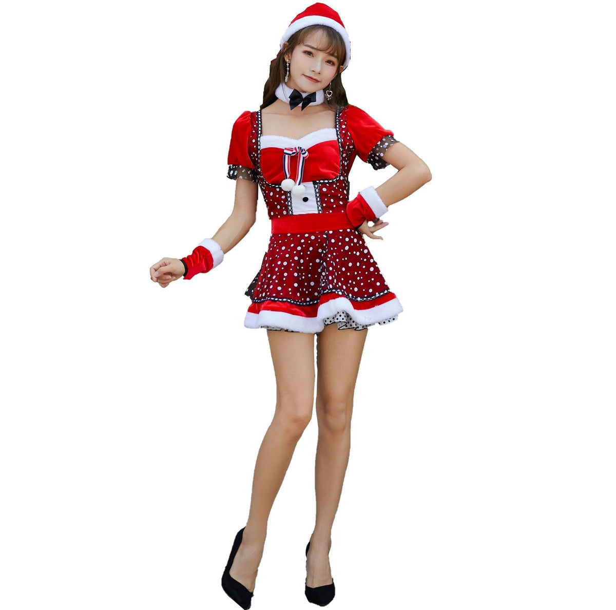 A dropshipping cosplay versatile cute sexy Christmas outfit, women's Christmas outfit - Coscosmos