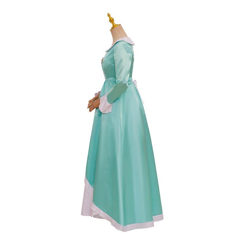 Princess Rosalina Cosplay Costume - Blue Long Dress with Crown Accessories for Women & Teens