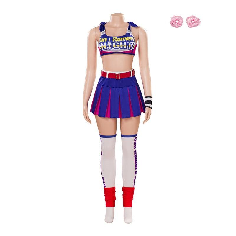 Juliet Starling Cosplay Costume - Lollipop Chainsaw Sexy Top and Skirt Set for Women and Girls