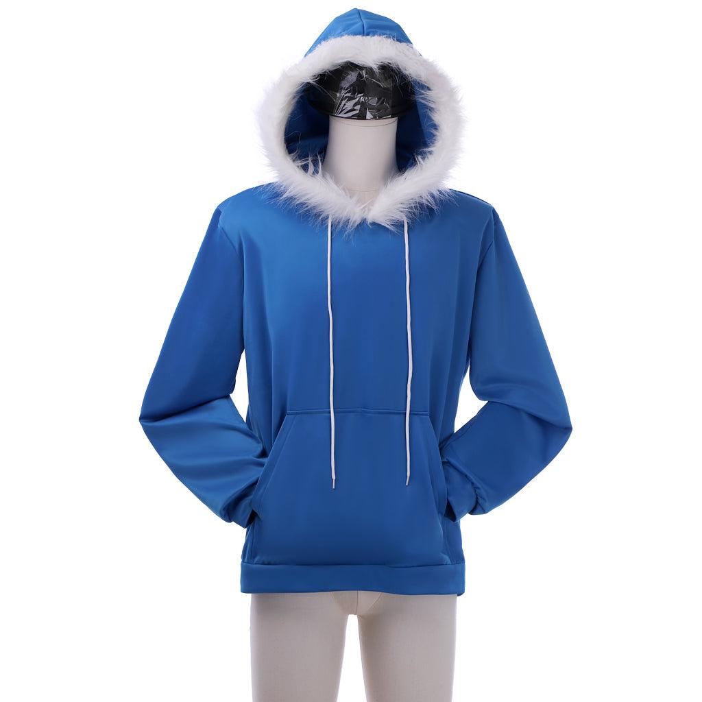 Undertale Sans Cosplay Costume for Men – Blue Hoodie Game Cosplay Outfit