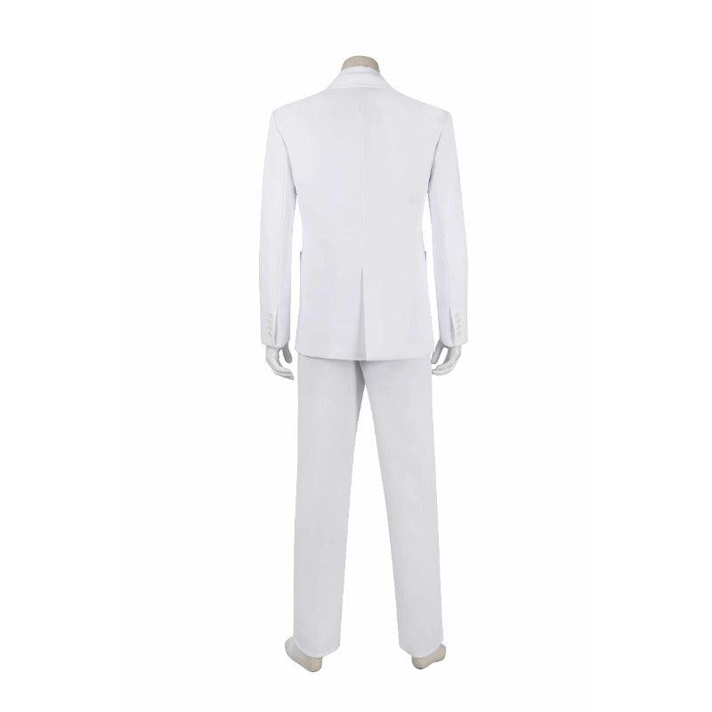 Joker 2 Arthur Fleck White Cosplay Costume Full Set - Suit, Shirt, Vest, Pants, Tie