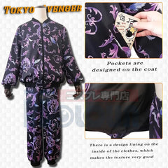 Tokyo Anime Kazutora Hanemiya Cosplay Costumes Osaka Series Jacket Pants Casual Daily Wearing Halloween Christmas