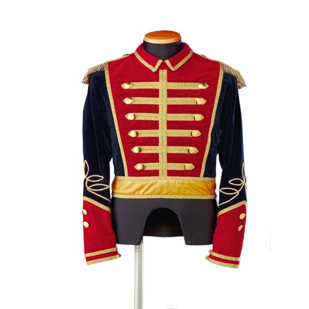 Medieval Military Officer Soldier Jacket - Ballet Musical Parade Coat for Cosplay & Performance | Coscosmos