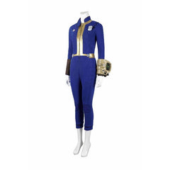 Game Fall Vault 75 Cosplay Costume - Jumpsuit, Armor, Hand Guard & Accessories for Halloween