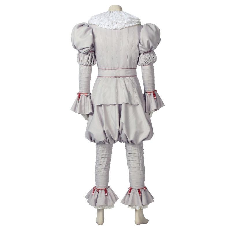 The Dancing Clown Joker Cosplay Costume with White Scarf and Accessories - Halloween Outfit