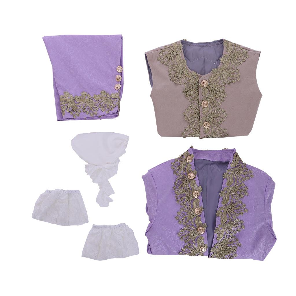 Purple 18th Century Rococo Men's Costume - Marie Antoinette Inspired | Coscosmos Medieval Series