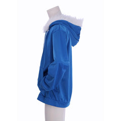 Undertale Sans Cosplay Costume for Men – Blue Hoodie Game Cosplay Outfit